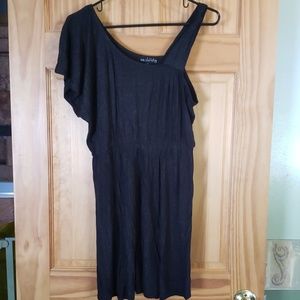 Sparkley stretchy asymmetrical dress